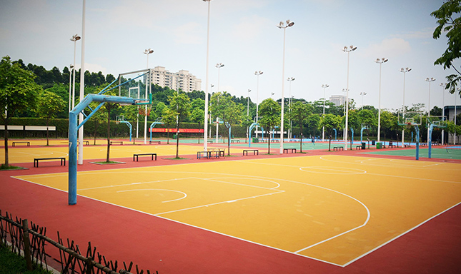 籃球架籃球場廠家給力體育