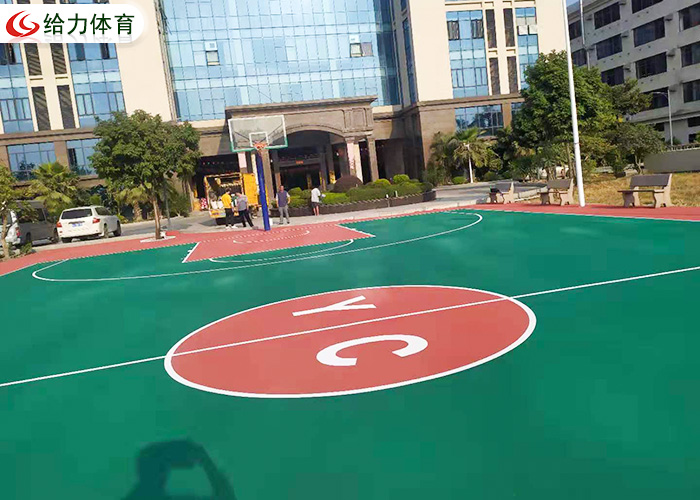 彩色籃球場造價