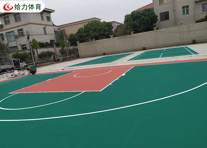彩色籃球場造價